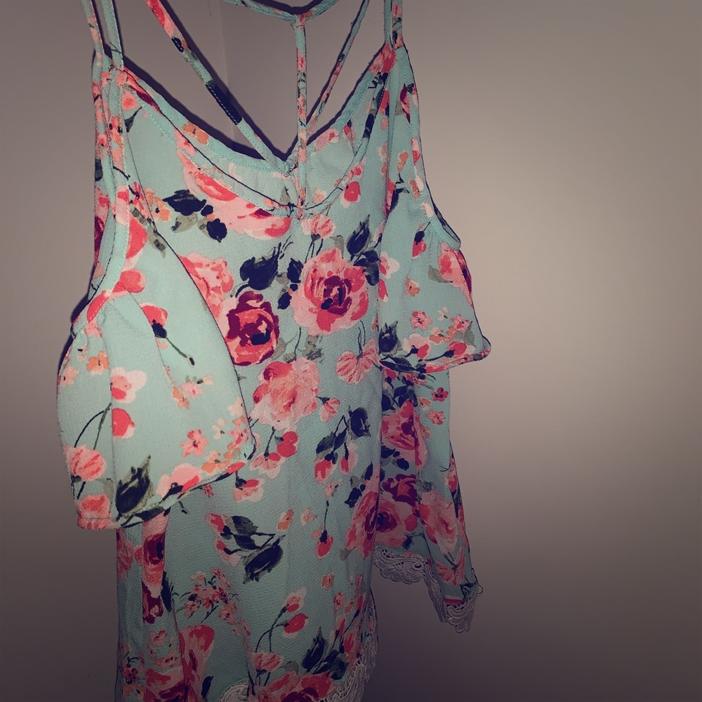 Off The Shoulder Floral Summer Top